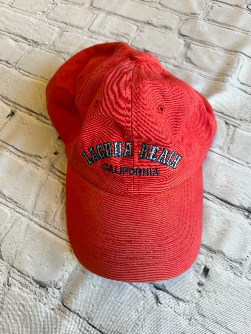 Laguna Beach Hat Cap California Travel Destination Red